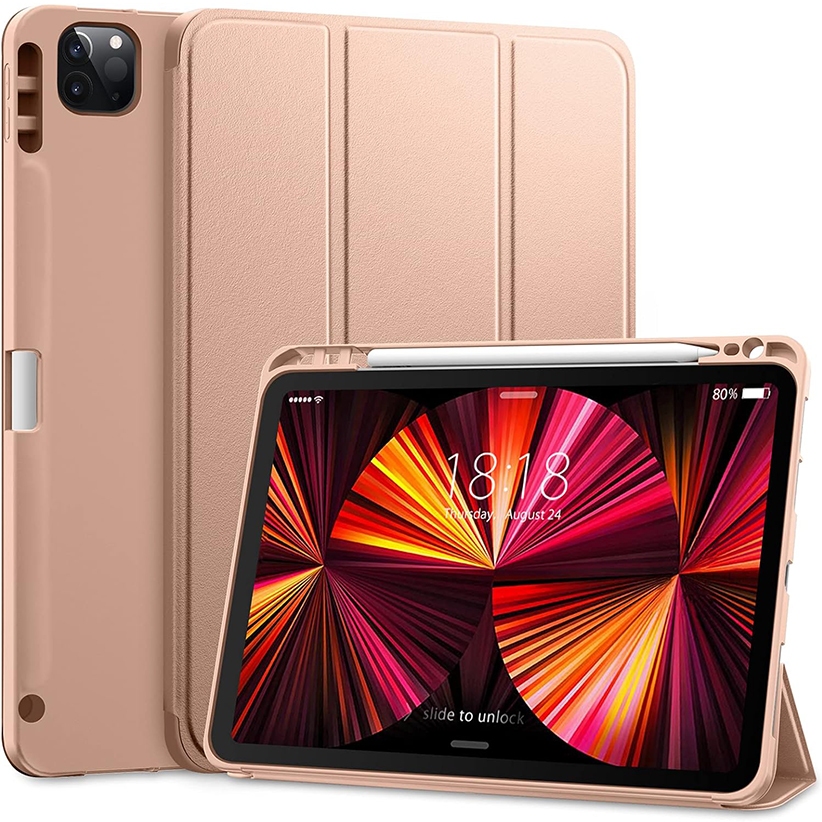 Best iPad Air 11" 2024 Case-Trifold Stand Smart Cover Built-in Pencil Holder, Auto Sleep/Wake